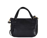 Aimee Kestenberg Jillian Black Leather Crossbody, Woven Rope Digital