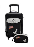 Obersee Kids Luggage And Toiletry Bag Set, Space