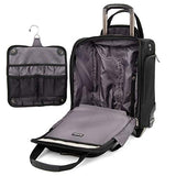 Travelpro Crew Versapack Rolling Underseat Carry-on, Jet Black