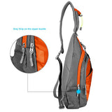 Lc Prime Sling Bag Backpack Chest Shoulder Compact Fanny Sack Satchel Outdoor Bike Nylon Fabric