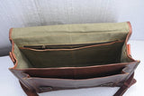 Vintage Crafts Genuine Men'S Leather Messenger Laptop Briefcase Satchel Mens Bag