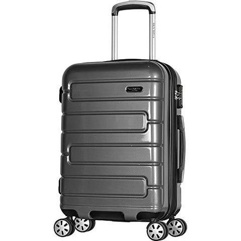 Olympia Nema 22" Exp. Carry-on Spinner, Black