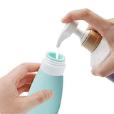 Silicone Travel Bottles, Vonpri Leak Proof Squeezable Refillable Travel Accessories Toiletries Containers Travel Size Cosmetic Tube for Shampoo Lotion Soap Liquids (2oz 4pack)