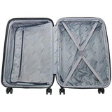 Kenneth Cole Reaction Scott's Corner 24" Lightweight Hardside Expandable 8-Wheel Spinner Checked Suitcase with TSA Lock, Navy