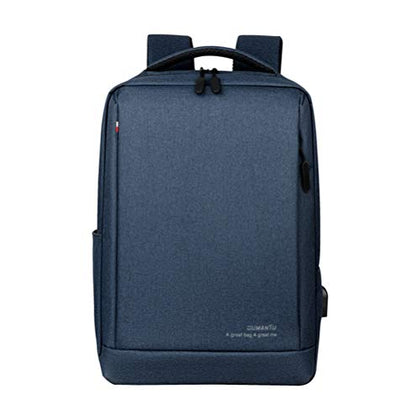 Slim Laptop Backpack Business Travel Durable Laptops Backpack with USB Charging Port College School Computer Bag for Women & Men Fits 15.6 Inch Laptop and Notebook Blue