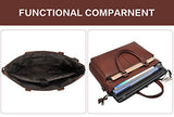 Briefcases for Men,15.6 inch Laptop Bag,Work Business Travel Computer Bag with Multi Pockets for