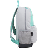 Eastsport Dome Backpack with FREE Pencil Case, Turquoise/Gray