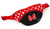 Disney Minnie Mouse Ribbon Red HipSack Waist Pack Fanny Phone Wallet