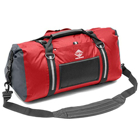 Aqua Quest White Water Duffel - 100% Waterproof 75 L Bag - Lightweight, Durable, External Pockets -