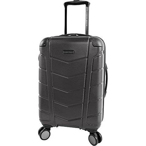 Perry Ellis Tanner 21" Hardside Carry-On Spinner Luggage, Charcoal