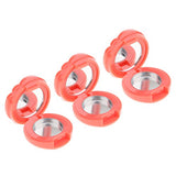 Baoblaze 3 Pieces Beauty Rose Flower Design Empty Makeup Case,Lip Gloss Lipstick Balm Cream DIY