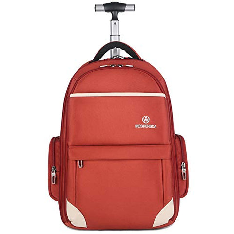 Funny & Special Large Storage Laptop Students Multifunction Waterproof Wheeled Rolling