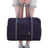 Cocoo Travel Foldable Waterproof Tote Bag Carry Storage Luggage Handbag (Black1)