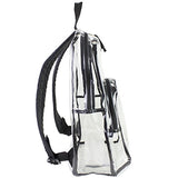 Eastsport Clear Backpack, Black Trim