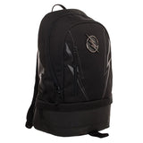 Dc Zoom Backpack - Black Polyester Backpack With Bottom Compartment