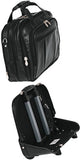 McKleinUSA Damen 80715 R Series Leather Detachable-Wheeled Laptop Case (Black)