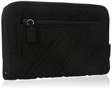 Vera Bradley Turnlock Wallet, Classic Black, One Size