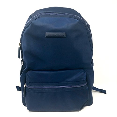 Tommy Hilfiger Solid Black Color School Laptop Sports Books Student Teacher Designer Classic Backpack