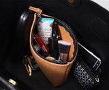 Handy Felt Zippered Cosmetic Makeup Bag Pouch Clutch Organizer