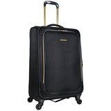 Aimee Kestenberg Women'S 24” Jacquard Python Printed Polyester Expandable 4-Wheel Checked