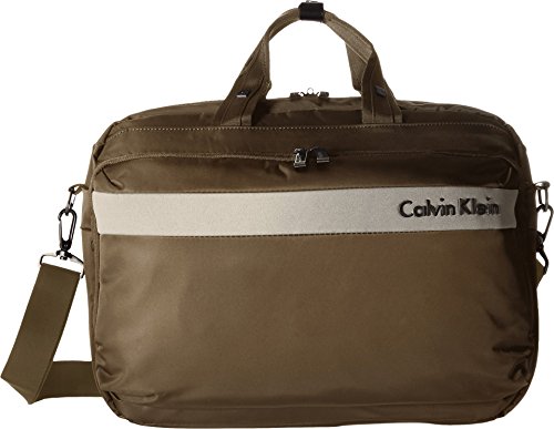 Calvin Klein Flatiron 3.0 Laptop Case Briefcase Brown One Size