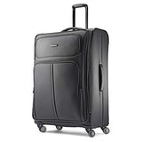 Samsonite Leverage LTE 3 Piece Bundle | 29", Wheeled Boarding Bag, Travel Pillow (Charcoal)