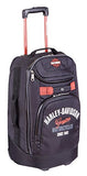Harley-Davidson 3 Piece Luggage Set Tail Of The Dragon Pullman Wheeling Black
