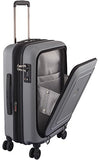 Delsey Luggage Cruise Lite Hardside 21" Carry On Exp. Spinner With Front Pocket, Platinum