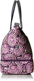 Vera Bradley Midtown Travel Bag, Polyester Twill, Lei Flowers