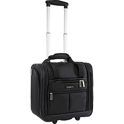 Pacific Coast Signature Underseat 15.5" Rolling Tote Carry-On, Black