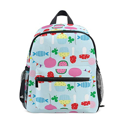 Kids Backpack Kawaii Candy Cupcake Girls School Bag Multipurpose Daypacks Backpacks