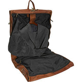 David King Leather 52" Deluxe Garment Bag In Cafe