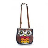 Loungefly Owl Denim Crossbody Messenger Bag
