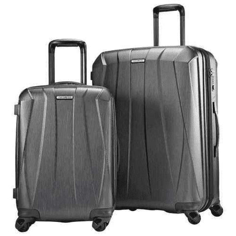 Samsonite Bantam XLT 2-piece Travel Suitcase Luggage Hardcase Spinner Set Grey