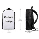 Thikin Cute Animal Red-Crowned Crane Backpack Teen School Book Bag