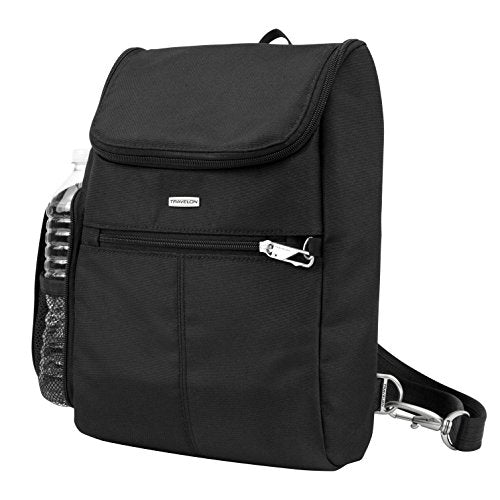 Travelon Anti-Theft Classic Convertible Backpack, Black
