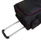 Travolution 23 Inch Garment Rack Duffel with Wheels, Pink