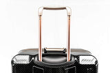Enkloze X1 Weight Watcher Suitcase Zipperless Self Weighing Carbon Black/Rose Gold TSA Approved