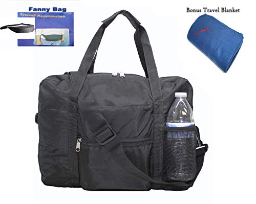Boardingblue 16” (40cm) 2-in-1 Expandable Patent Hand Luggage Baggage Personal Item +Bonus Free