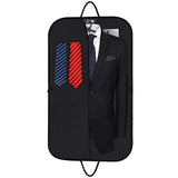 Travel Suit Bag Carrier with Extra Front Compartment and 2 Pcs Hangers - Water-resistant Business