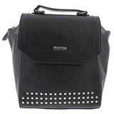 Kenneth Cole Reaction Womens Sutton Faux Leather Mini Backpack Black Medium