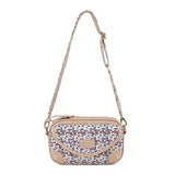 ECOSUSI Women’s Waist Bag Fanny Packs Shoulder Bags with Two Adjustable Shoulder Straps, Apricot