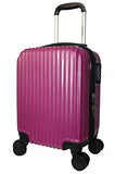 BoardingBlue China-US Airlines Spinner Free Carry On Under Seat Personal Item (Pink)