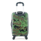 Rockland 20" Polycarbonate Carry On, Camo