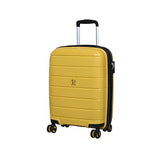 IT Luggage Asteroid 8-Wheel Hardside Expandable 3-Piece Set, Cheese Yellow