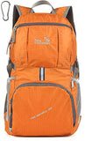 Outlander Packable Lightweight Travel Hiking Backpack Daypack (New Orange)