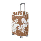 GIOVANIOR Boxing World Champion Luggage Cover Suitcase Protector Carry On Covers