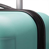 U.S. Traveler Cypress Colorful 2-Piece Small and Large Hardside Spinner Luggage Set, Mint