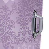 GIOVANIOR Retro Roman Purple Floral Luggage Cover Suitcase Protector Carry On Covers