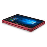 Dell I3168-3270Red 11.6" Hd 2-In-1 Laptop (Intel Pentium, 4Gb, 500 Gb Hdd, Windows 10) - Red